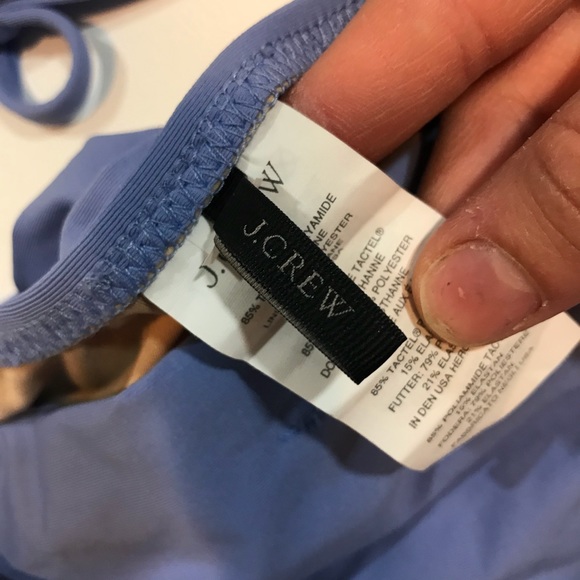 J. Crew | Swim | J Crew French Swim Suit Bikini Medium Periwinkle ...